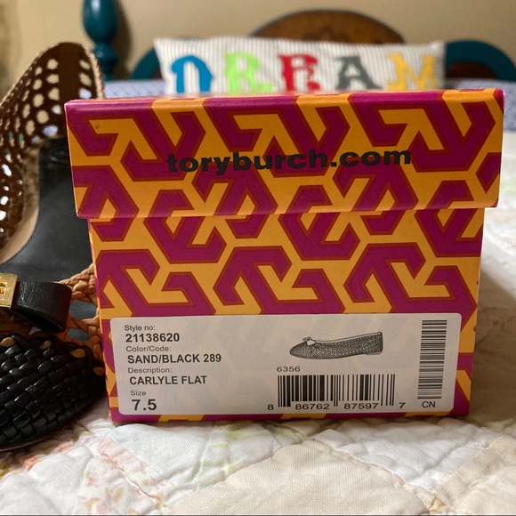 SOLD Tory Burch Carlyle Cap Toe Flat - Picture 8 of 10